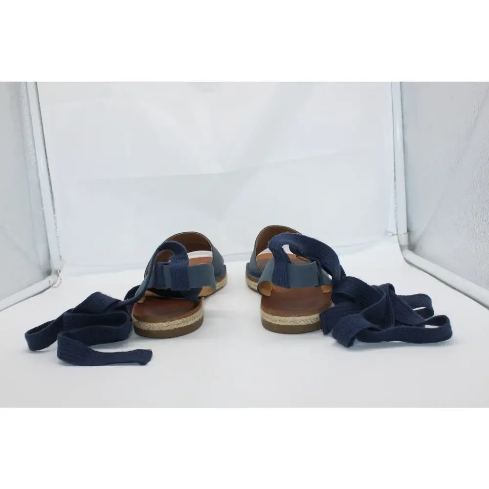 Lucky Brand‎ LK-Daytah Dark Chambray Blue Espadrille Sandals Shoes Size 9M